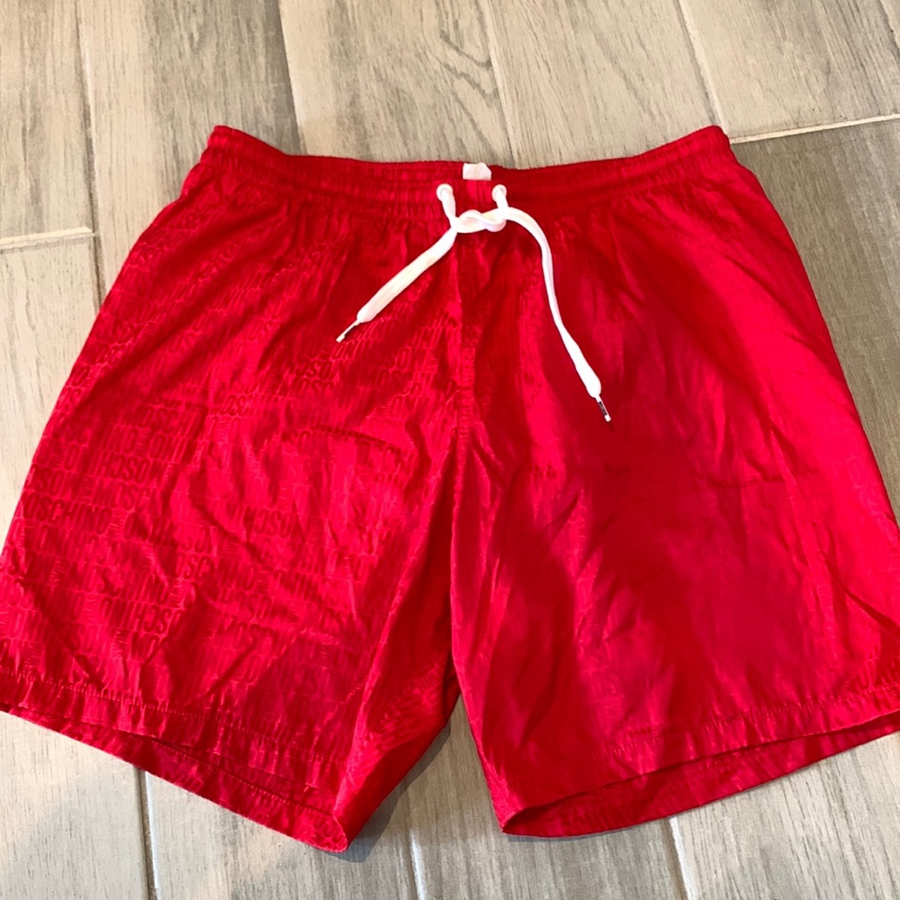 Red Moschino Swim